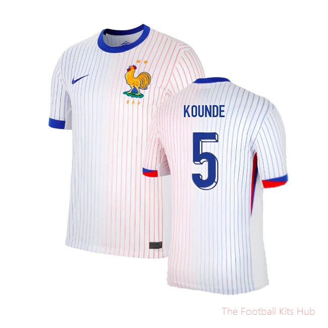 2024-2025 France Away Shirt (Kounde 5)-unisoccer store